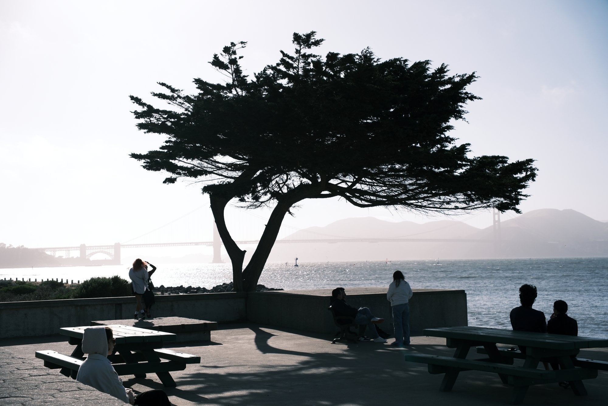 Late-day light on the Golden Gate, from Crissy Field.